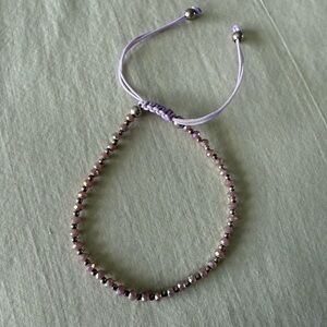 Elegant Purple Beaded Bracelet